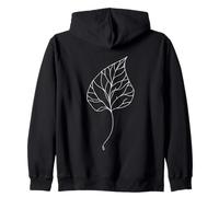 Bougainvillier Dessin au Trait Botaniste Sweat à Capuche
