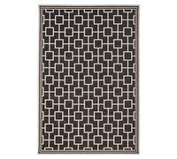 bougari Bay Tapis d'intérieur et d'extérieur, Polypropylène, Noir, 115x165 cm