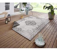 Bougari in- & Outdoor Cebu Tapis réversible Noir/crème 200 x 290 cm