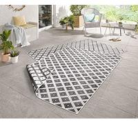 bougari in- & Outdoor Nice Tapis réversible Marron/crème 80 x 150 cm