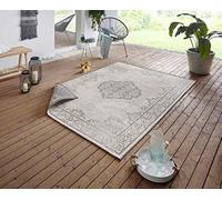 Bougari Intérieur/extérieur Cebu Tapis réversible Gris/crème 120 x 170 cm