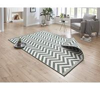 bougari Palma Tapis réversible pour intérieur et extérieur Vert/crème 80 x 150 cm