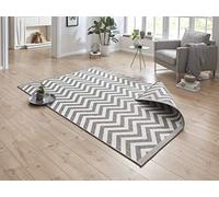 bougari Palma Tapis réversible pour l'intérieur et l'extérieur, Gris crème., 80x150 cm