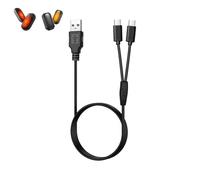 Bouge Chargeur Compatible avec TNMOO/OCOOPA Magnetic Chauffe Main Replacement pour Netraty Chaussettes Chauffantes Rechargeables Reutilisable Coussin Chaufferette USB Rechargeable Câble d'Alimentati