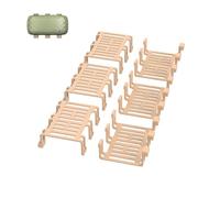 Bouge Lot de 6 pinces en caoutchouc compatibles avec traceur GPS Trac-tive pour chien - Marron, Caoutchouc