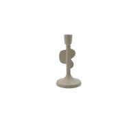 Bougeoir 20 cm Aluminium Beige Donna