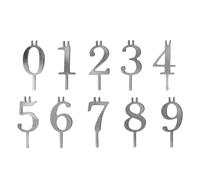 Bougeoir à gâteau d'anniversaire, dix pièces solides et réutilisables, pour gâteau d'anniversaire, pour la famille, les adultes, les boulangers, les fêtes, la maison, les fêtes d'anniversaire