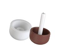 Bougeoir À Points Artisanaux Moule En Silicone Chandelier Pour L'artisanat Résine Géométrique Unique Et La Décoration De La Maison Bougeoir Ciment Personnalisable