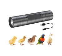 Bougeoir à œufs : outil d'observation stable, testeur d'œufs à lumière LED, lampe de poche avec mise au point réglable super lumineuse | Lampe d'espoir pour les poussins d'hiver que je ponds