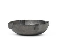 Bougeoir Bowl laiton massif noir 14.6x3.7x14.6 cm
