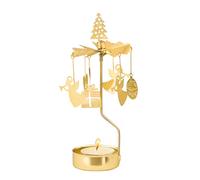 Bougeoir carrousel anges métal recyclé