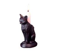 Bougeoir Chandelier de Animal Bougeoirs Gothique Vintage Bougeoir Halloween Forme de Hibou Loup Support de Bougie Décoration Halloween Noël Candélabres Figurine Décor Table Maison Jardin