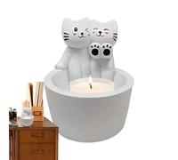 Bougeoir Chat, bougeoir Pattes chauffantes pour Chat | Charmant Stand de Bougies parfumées,Bougies parfumées en Forme de Mignon, pièce maîtresse en Forme de Pattes chauffantes pour Salon, Cuisine