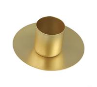 Bougeoir chic conçu pour la maison et les événements - Candélabre en métal pour mariages et festivals (grand doré)