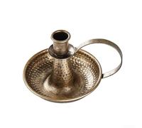 Bougeoir conique en fer pratique moderne en fer pour la maison, un mariage, un dîner - Grand modèle - Bronze