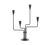 Bougeoir Croix Du Sud H38 cm Noir
