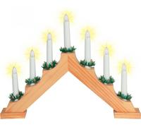 Bougeoir de Noël HOME KAD01 bois clair