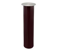 Bougeoir de Sol "Colby" 70cm Prune & Argent