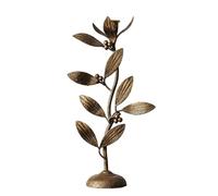 Bougeoir de Style Branche d'arbre en Fer forgé, Accent décoratif Vintage avec Support de Bougie Finition Bronze Antique Vieilli(24 * 11 * 46cm)