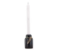 Bougeoir Design à LED "Ulricehamn" 6cm Noir