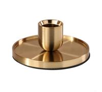 Bougeoir doré avec coussinet antidérapant pour un placement sûr sur n'importe quelle taille (L)