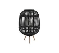 Bougeoir dur pieds Bambou Noir