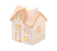 Bougeoir en forme de maison de table | Décoration en céramique pour la maison, le salon, la chambre à coucher, le dortoir, l'entrée, la salle de bain