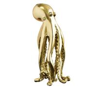 Bougeoir en forme de polype - Support en résine, sculpture tealight, conception d'animaux océaniques avec artisanat détaillé | Pièce maîtresse de table pour la cheminée de cuisine domestique qui