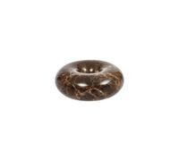 Bougeoir en marbre pierre naturel OYOY Living Design Marron 14x14x3 cm