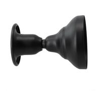 Bougeoir en métal de style traditionnel pour une utilisation en intérieur avec l'accent sur la stabilité et l'esthétique dans n'importe quelle pièce (noir)