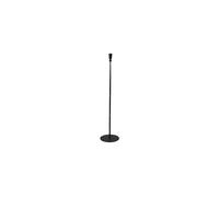 Bougeoir en métal noir, sur pied, artisanal, grand - House Doctor, Trivo - H80 cm