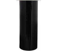 Bougeoir fait à la main en fer CIRE 20x20x40 or et noir