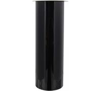 Bougeoir fait à la main en fer CIRE 25x25x60 or et noir