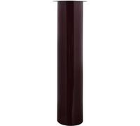 Bougeoir fait à la main en fer CIRO 20x20x70 prune et gris