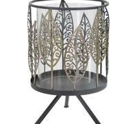 BOUGEOIR FEUILLES DE FER