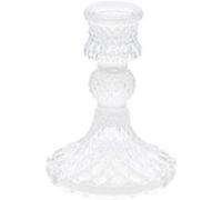 bougeoir flambeau 8x10.5cm transparent - chaks 12608 Transparent G