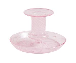 Bougeoir Flare Stripe H 7.5cm/Ø 11cm