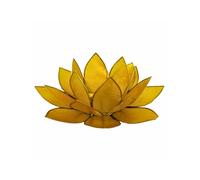 Bougeoir Fleur de Lotus 3ème Chakra | Chakra du Plexus Solaire