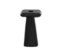 Bougeoir grand Present Time Roca Noir 9x15x9 cm