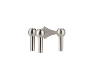Bougeoir H6.5 Chrome Brossé