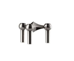 Bougeoir H6.5 Chrome Noir
