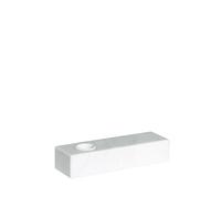 Bougeoir Hubsch Interior Brick Blanc 15x5x3 cm