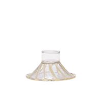 Bougeoir Hubsch Interior Hei Jaune 8x4 cm