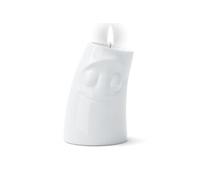 FIFTYEIGHT 3D Doudou à bougie «Verschmust» – Grand bougeoir, Blanc, fabriqué en Allemagne