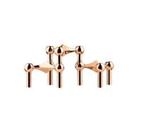 Bougeoir Lot de 3 Or