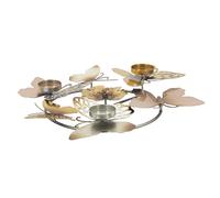 Bougeoir Mauro Ferretti Shine Multicolore 39x35,5x7 cm