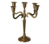 AC-Déco Bougeoir 5 têtes métal H27 cm Or