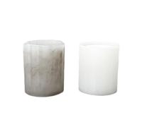 Bougeoir Moule Pots De Fleurs Moule Cylindre En Forme De Porte-Crayons Moules Fait Main Réutilisable Silicone Époxy Moules Bijoux Conteneur Fournitures