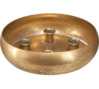 Bougeoir or antique Ø22cm pour 4 bougies Vintage Deko Couronne de table de l'Avent