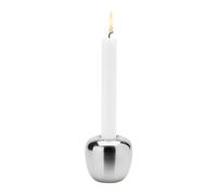 Bougeoir Ora acier inoxydable H 7cm/Ø 7.4cm
